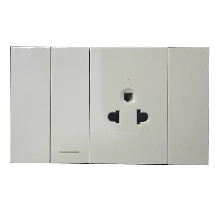 1-Gang Ngalih karo Soket Outlet