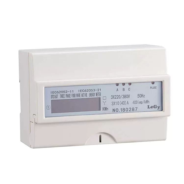 CT Dioperasikake DIN Rail Energy Meter