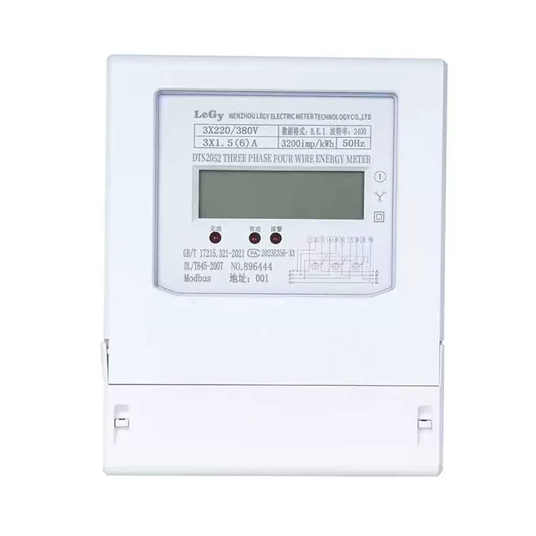 Langsung Disambungake Telung Phase kWh Energy Meter