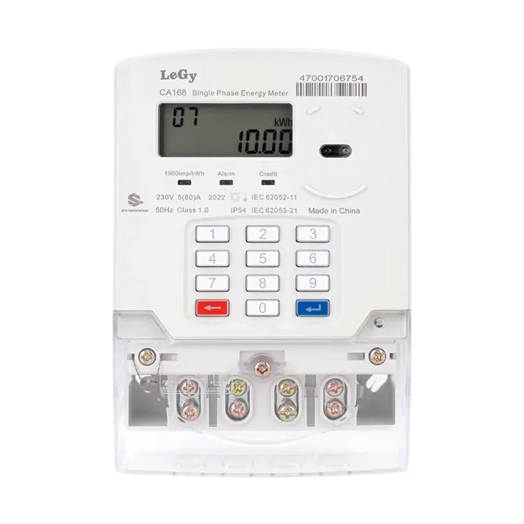 Single Phase Prepaid Energy Meter