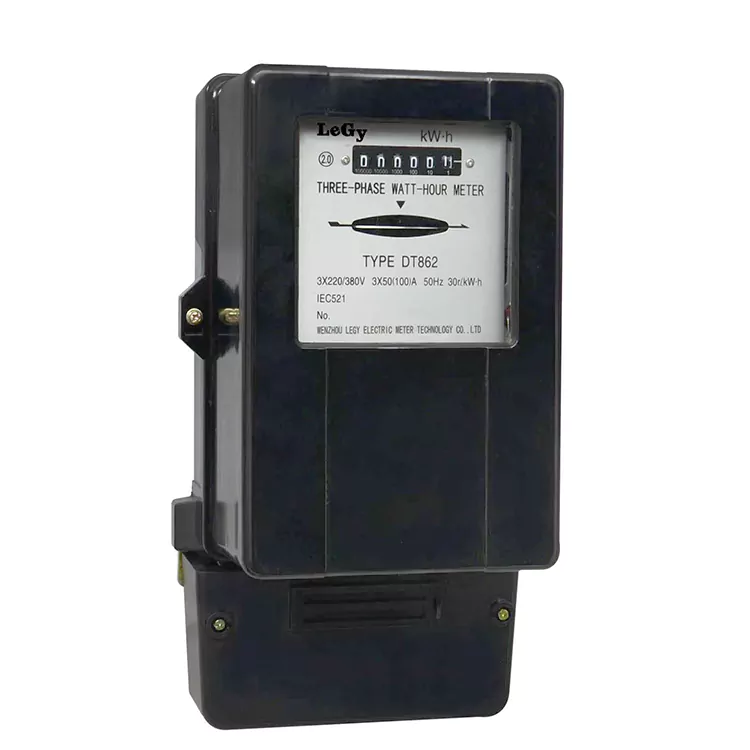 Meter Energi Elektromekanik Tiga Fase Tiga Kawat